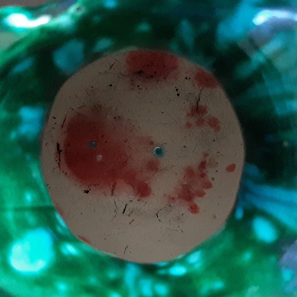 Hand Made Small Dripped Glaze Green Pitcher Vase - Picture 8 of 8